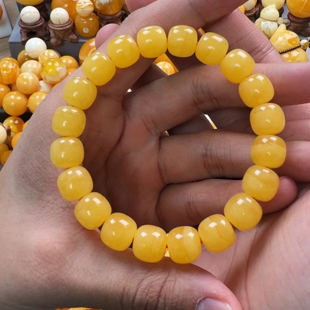 琥珀未镶嵌珠宝奇石11mm同料