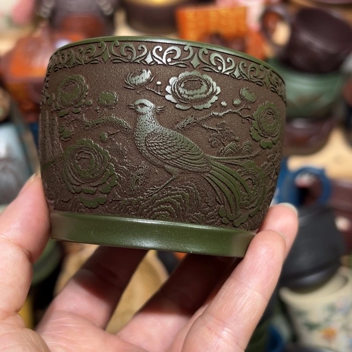 茶杯紫砂宜兴紫砂主人杯