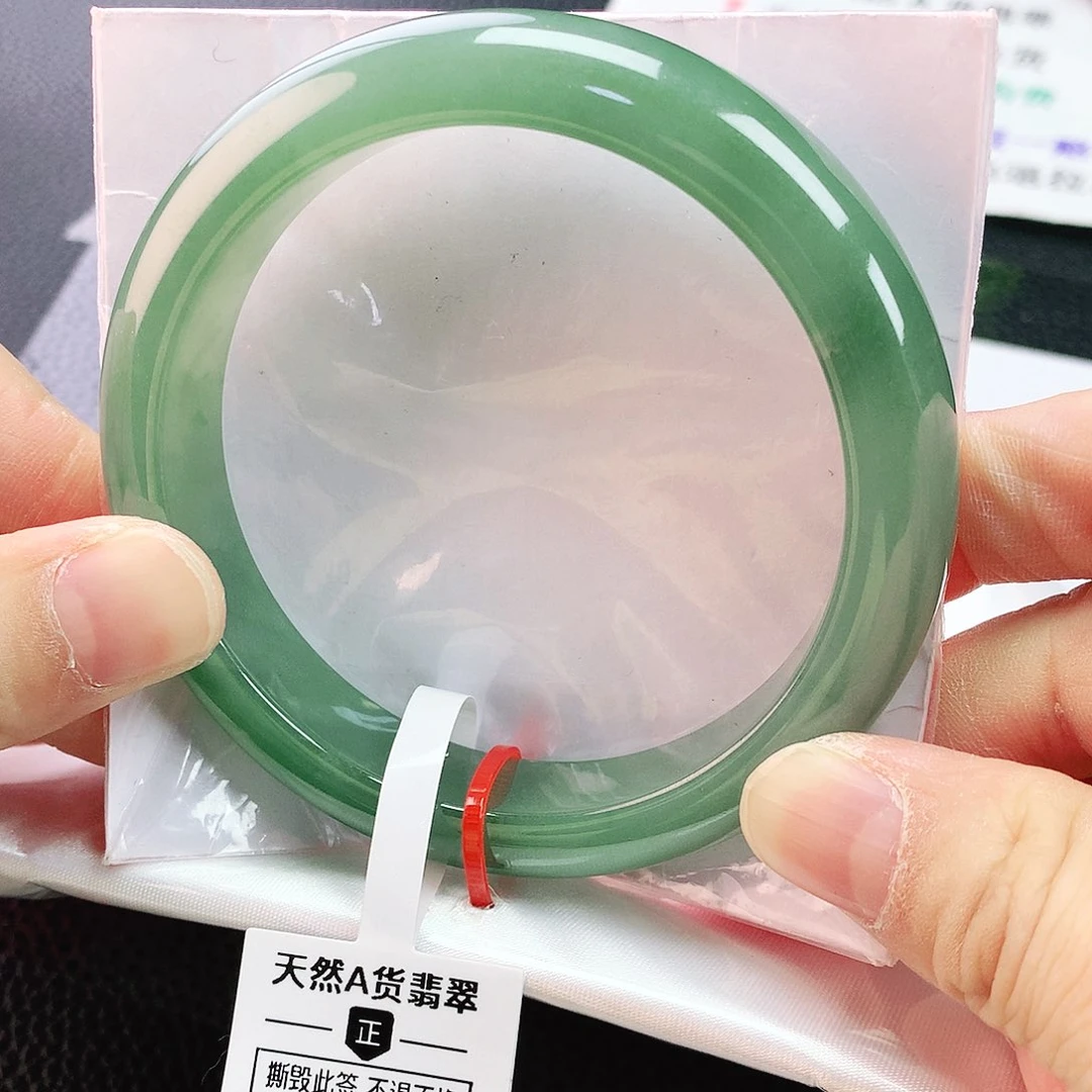 未镶嵌手镯翡翠59圈