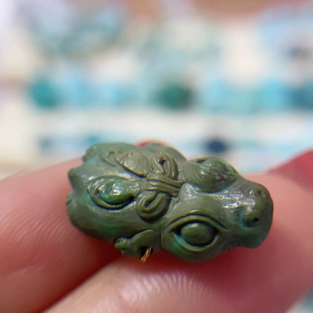 绿松石珠宝半成品未镶嵌