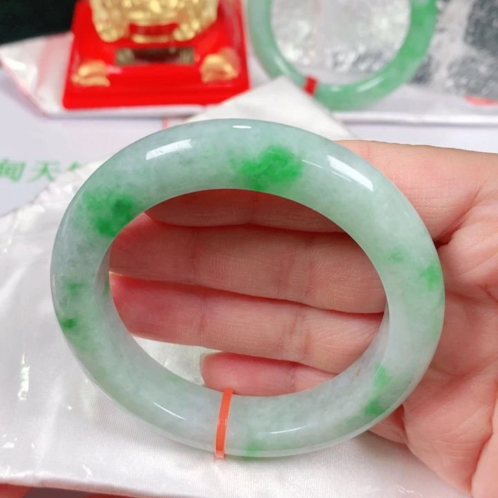 未镶嵌手镯翡翠  编号0164 正圈54+ 福利镯