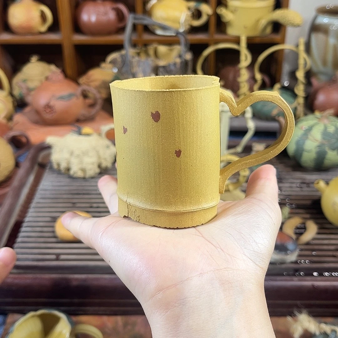 紫砂茶宠竹节主人杯