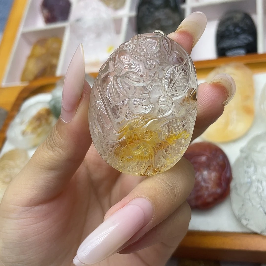 颈饰未镶嵌水晶天然
