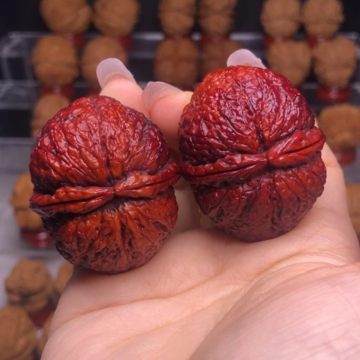 文玩核桃吊坠29擂鼓双金锤