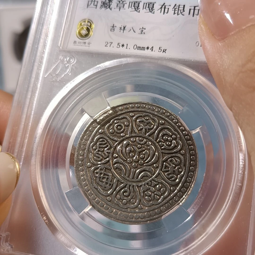 普通金属币剑*章嘎嘎布银币