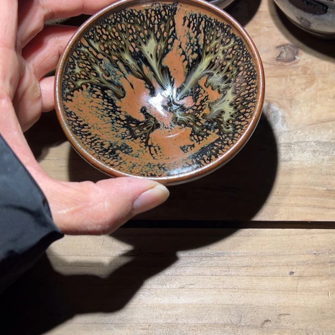 茶盏老木头柴烧建盏精选53