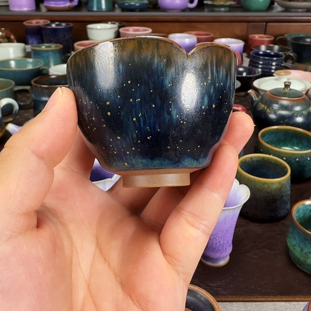 萤火虫釉花口杯任晓飞老师