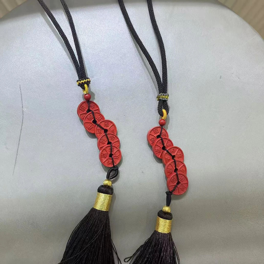含辰砂工艺品【铭记好物】辰砂挂饰-QDM125H217【多样性发一件】