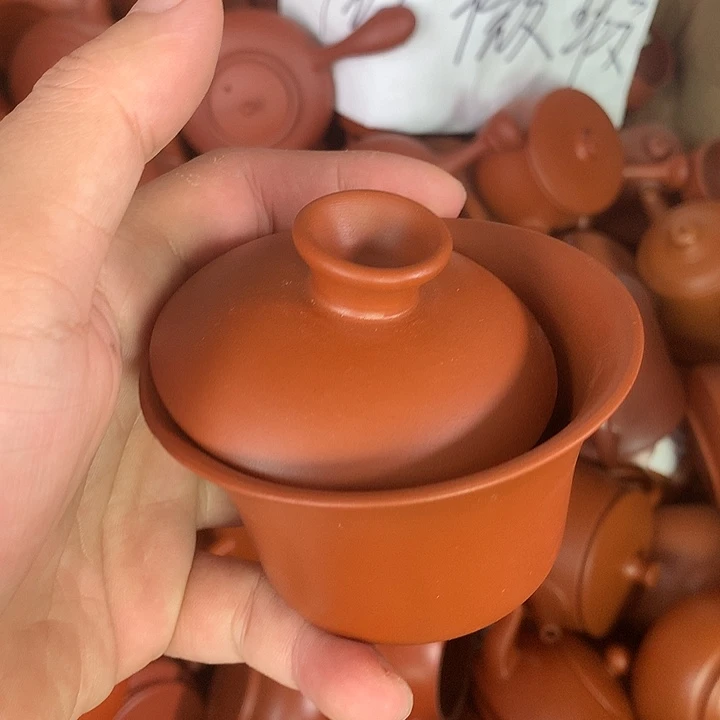 原矿茶具茶壶朱泥周边130