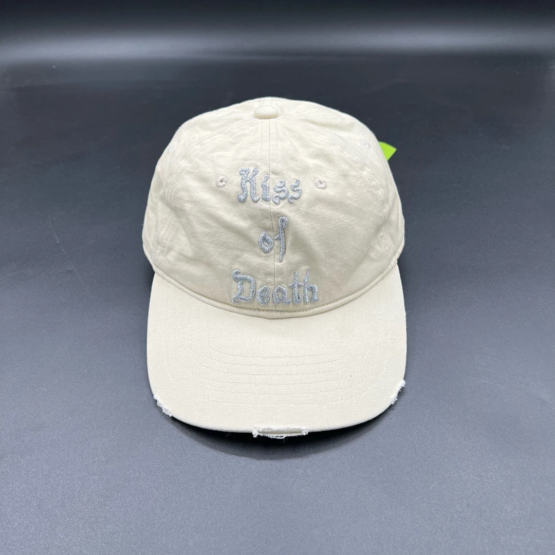 95新 Acne studio （jp）416 破坏字母刺绣棒球帽 59cm