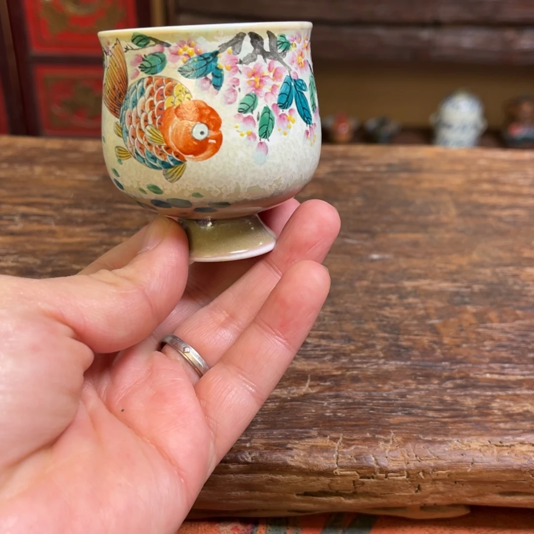 柴烧手工手绘陶瓷