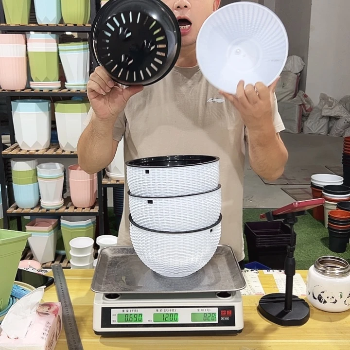 吊篮口21高16白色4个无托