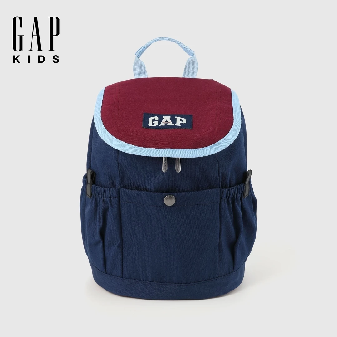Gap男女童幼儿2025秋季新款logo撞色大容量双肩背包儿童装828485