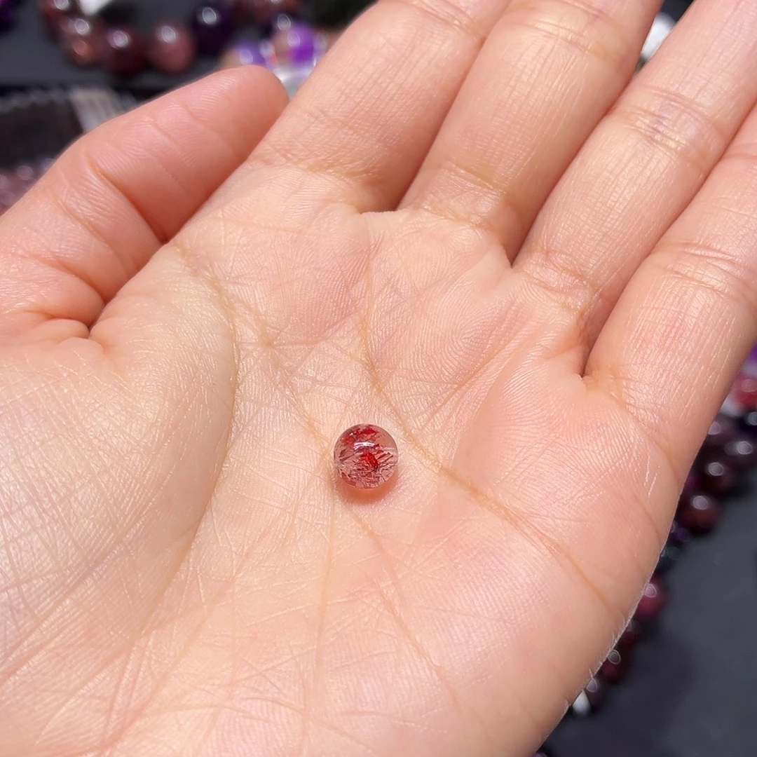 苗***主水晶珠宝半成品未镶嵌手链