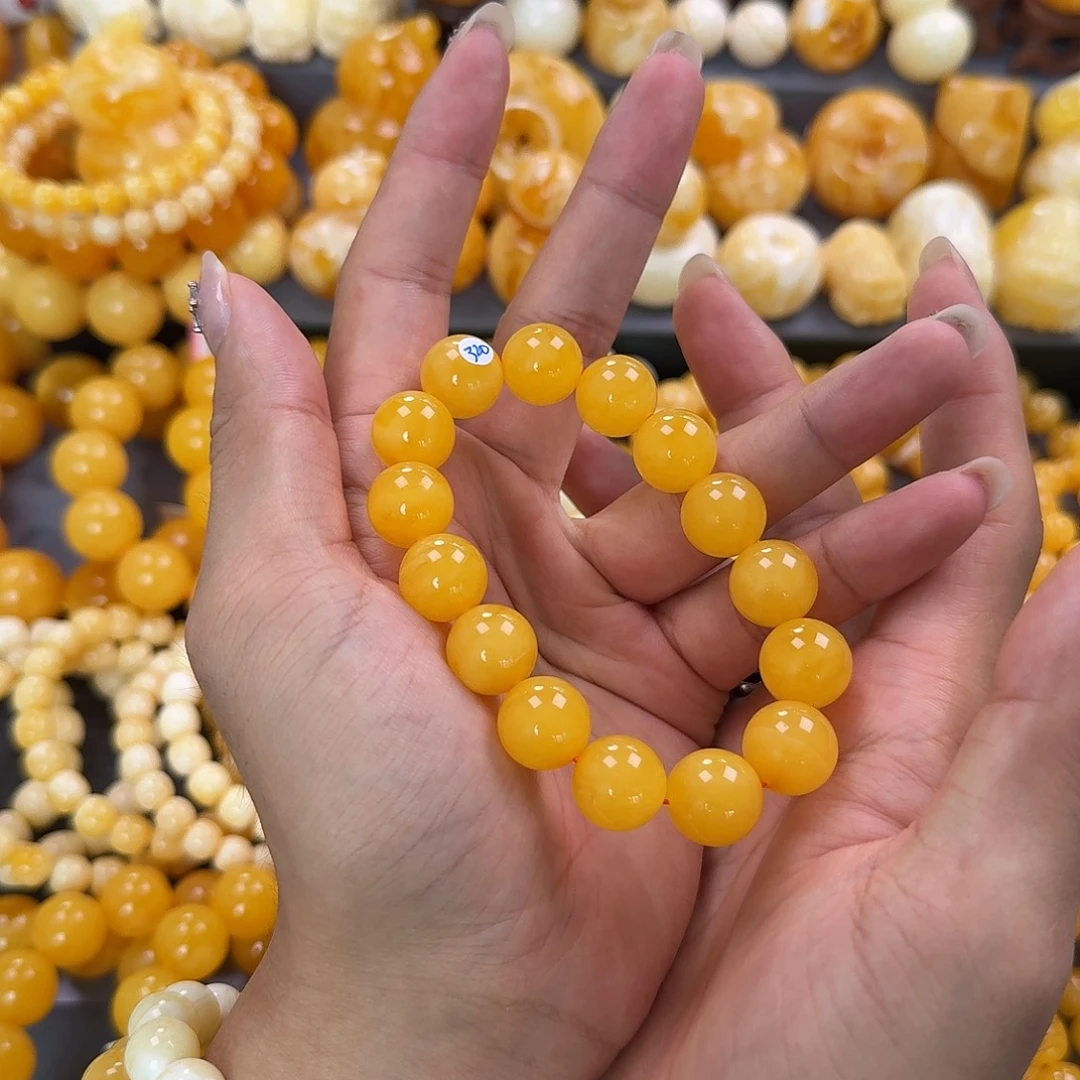 蜜蜡未镶嵌珠宝奇石同料14mm