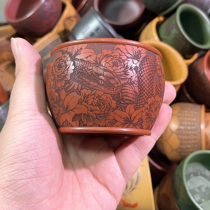 茶杯紫砂全手工紫砂主人杯