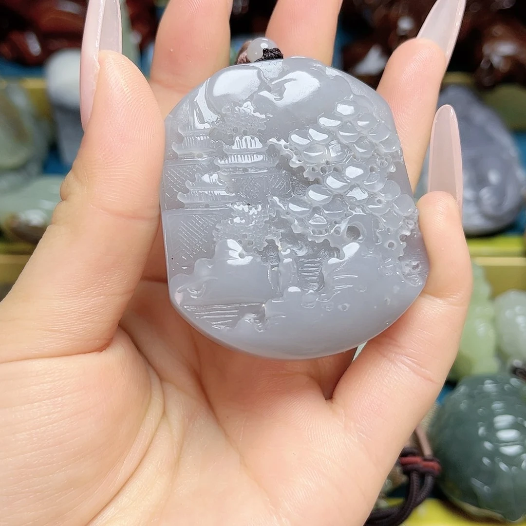 和田玉挂件未镶嵌