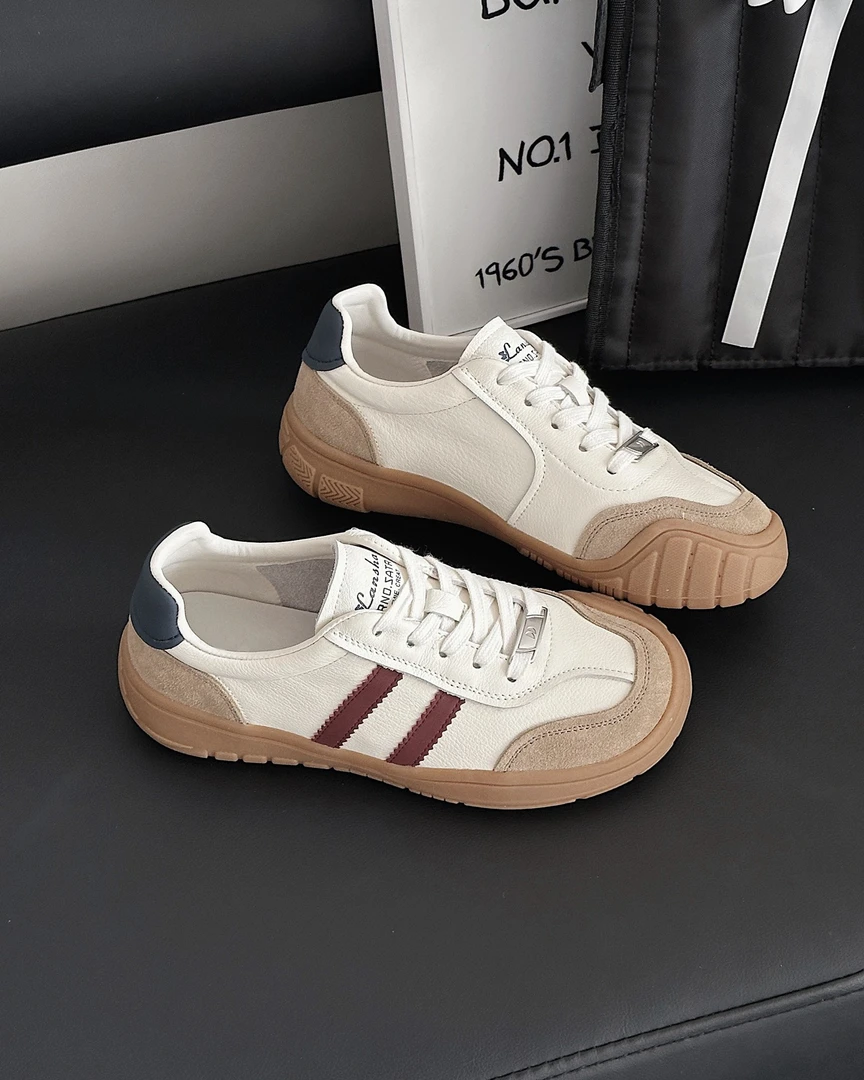 【铼】2025新款女士阿甘鞋德训鞋休闲鞋百搭透气潮流ins低帮89015