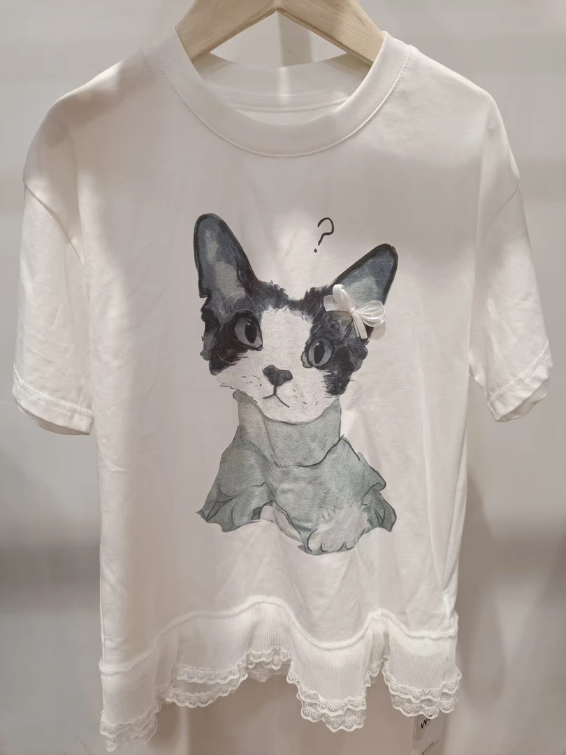 夏季新款T恤宽松圆领时尚杰3303百搭夏季短袖