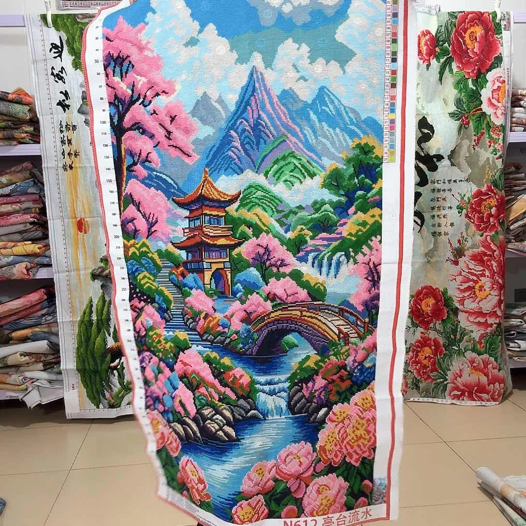 棉十字绣成品出售