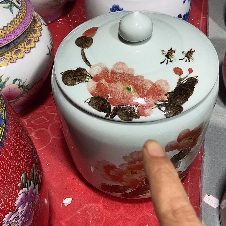 瓷片景德镇陶瓷罐20斤