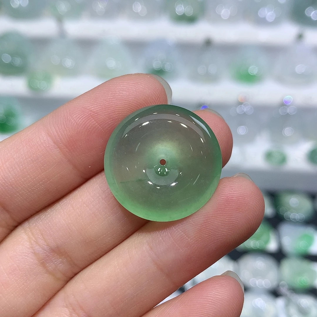 简***单翡翠未镶嵌吊坠(不含链)