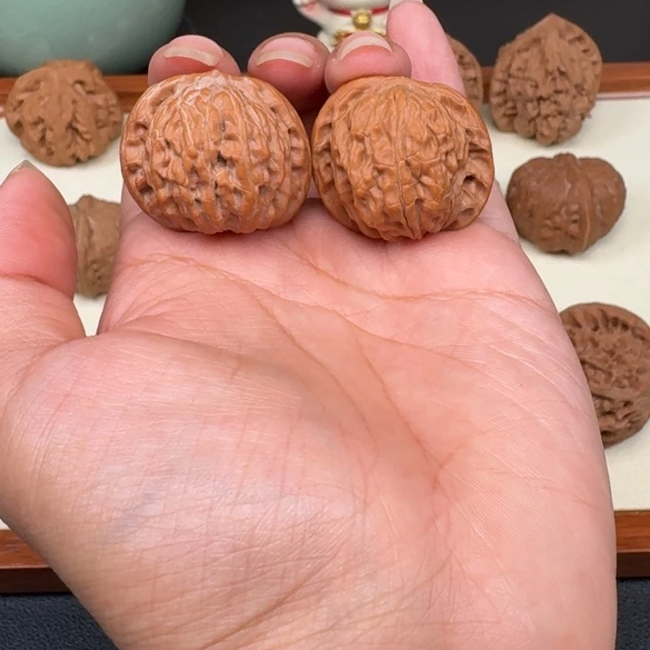 文玩核桃把件全品磨盘31