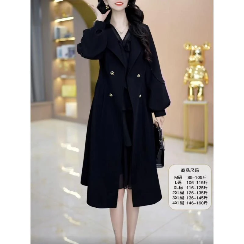 【风衣】2025早秋新款优雅气质时尚减龄收腰显瘦风衣