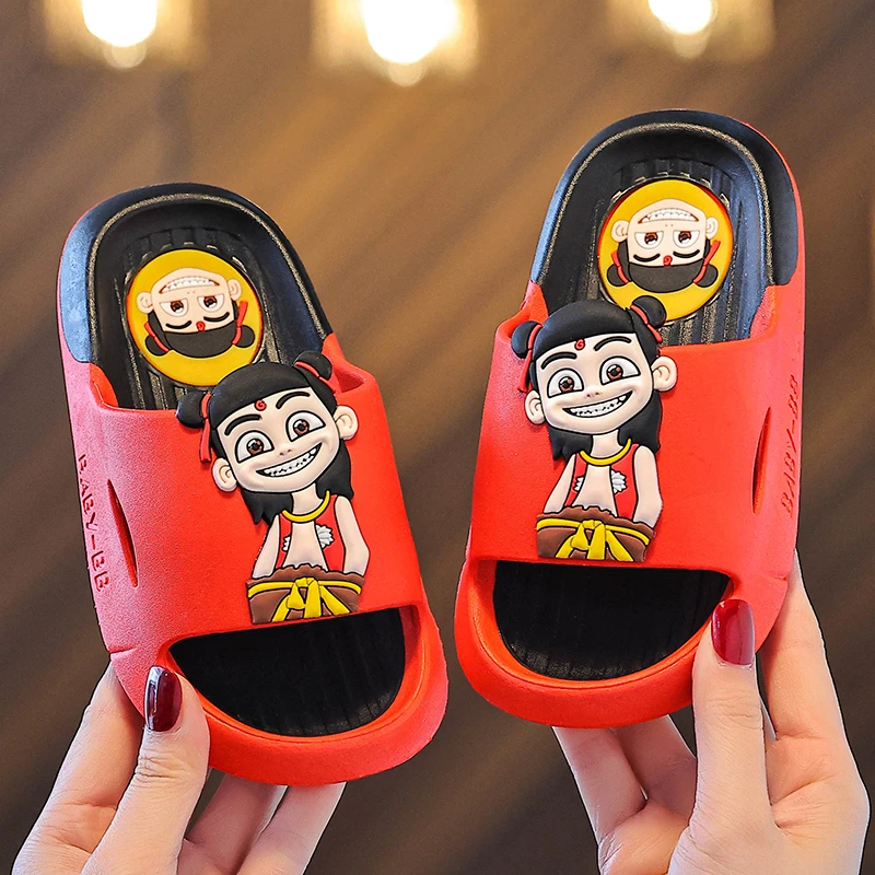 新款哪吒儿童拖鞋夏季2025敖丙拖凉鞋居家防滑宝宝男童拖鞋男女童