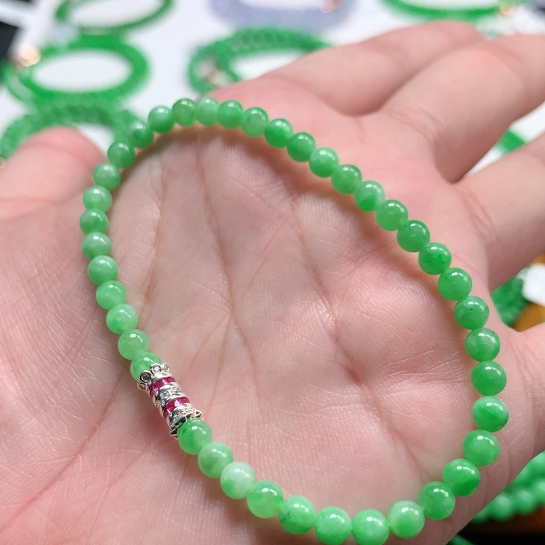 翡翠未镶嵌手链翡翠