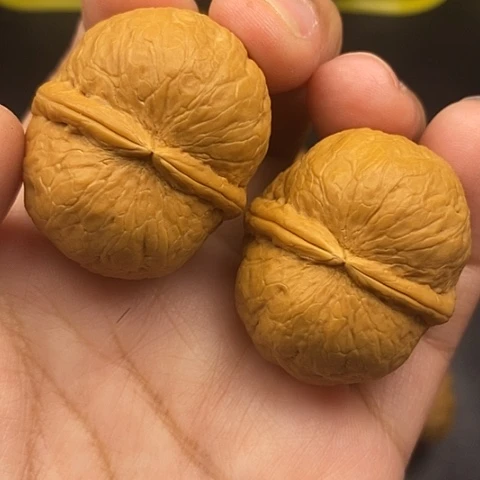 文玩核桃把件37尺寿星元宝