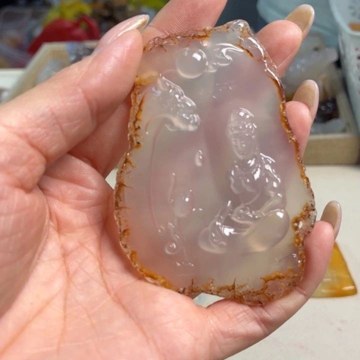 玛瑙/玉髓未镶嵌吊坠(不含链)