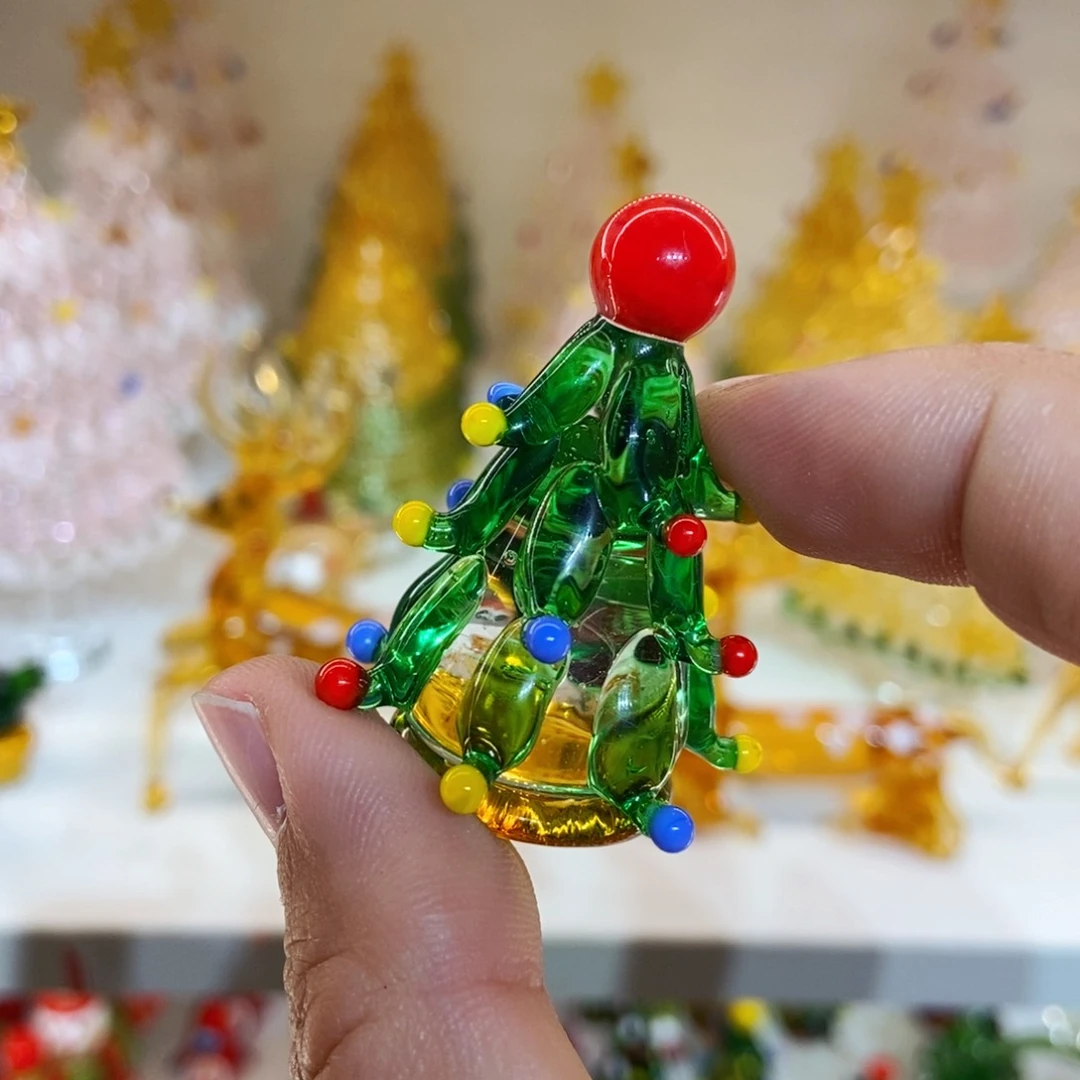 琉璃手工艺品红球