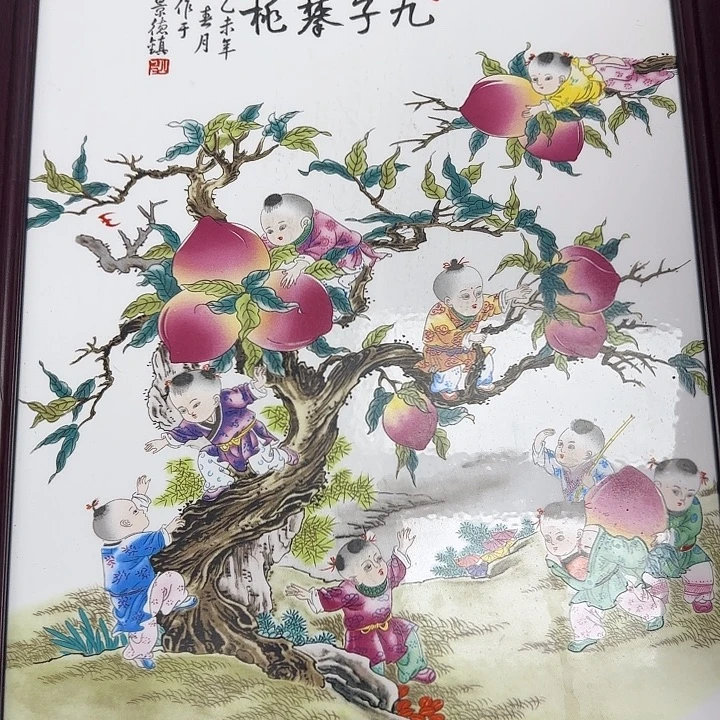 瓷片景德镇瓷板画