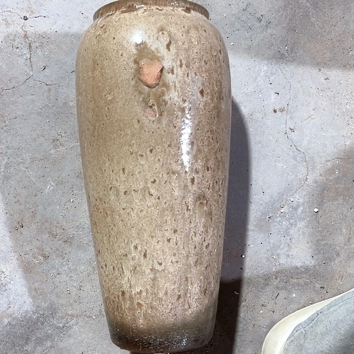 紫砂花盆口径11高度32一只瑕疵