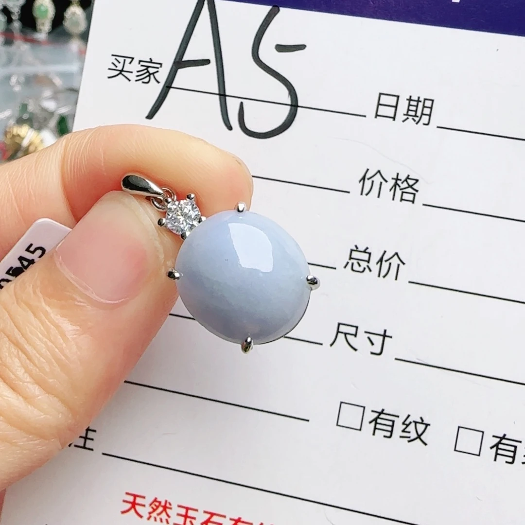 银S925镶嵌手链翡翠