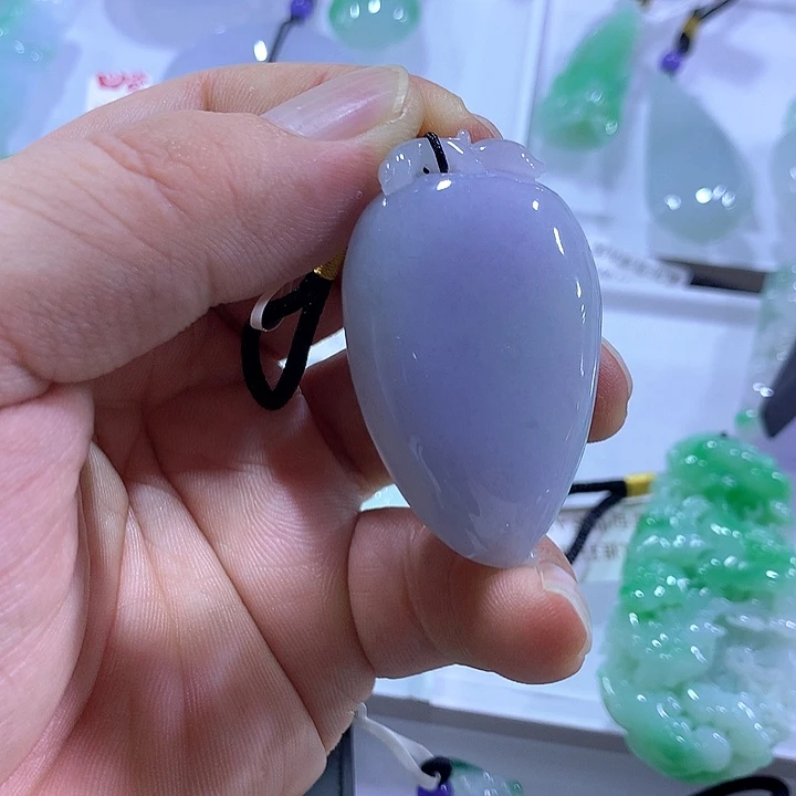 翡翠未镶嵌颈饰天然翡翠A货吊坠