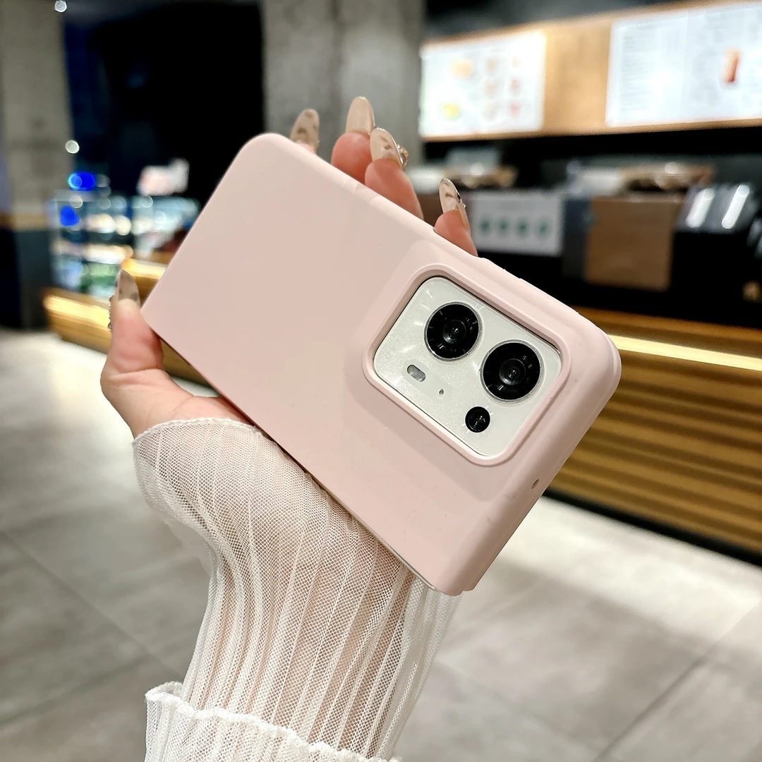 液态硅胶适用于OPPOfindN2手机壳新款findn2折叠屏防摔纯色保护套