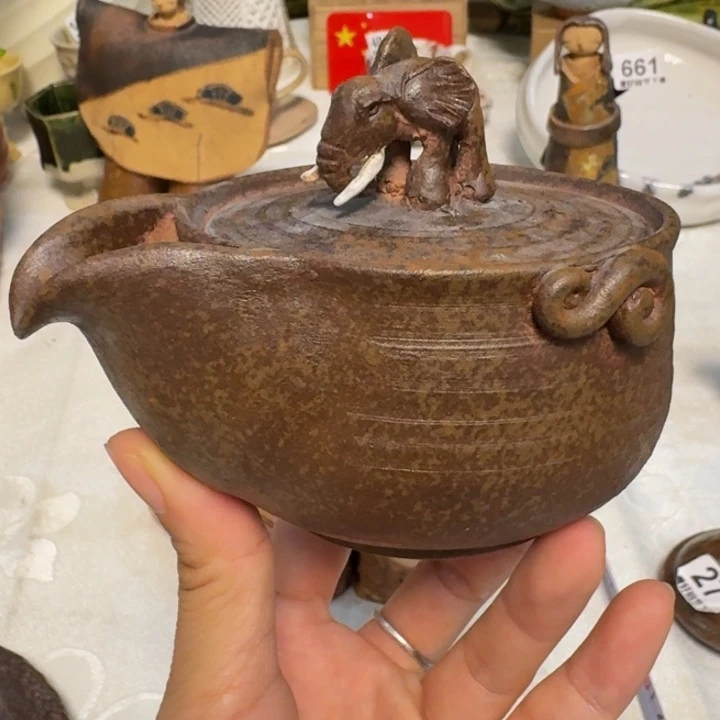 陶泥一个宝瓶好看的