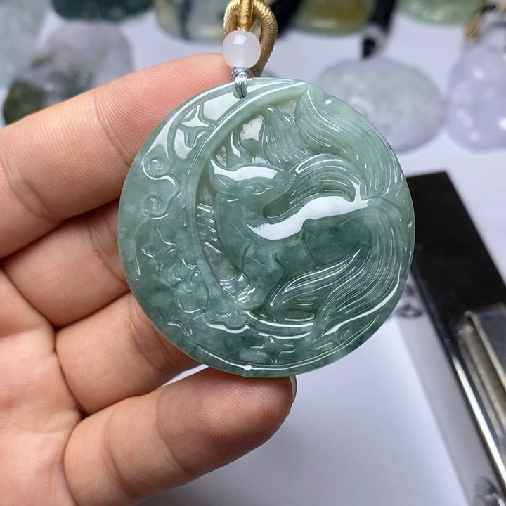 颈饰未镶嵌翡翠翡翠