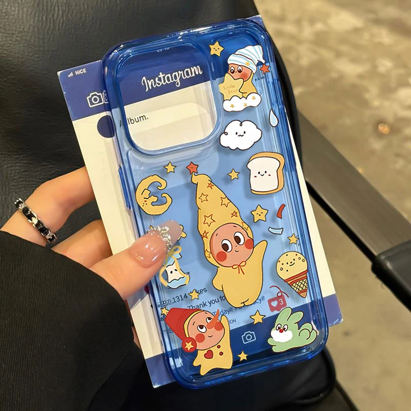 复古星星人适用iPhone16苹果17/14_15PROMAX软胶13手机壳12防摔11