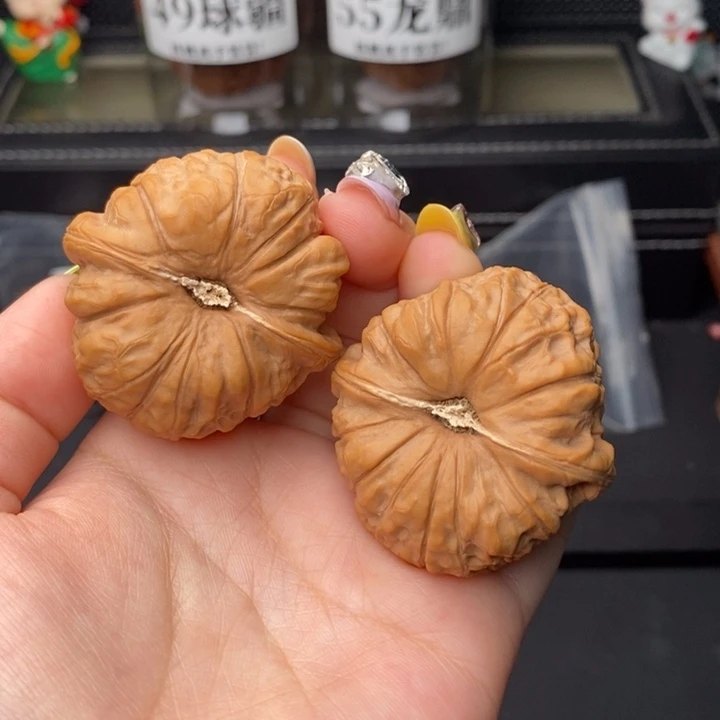 把件文玩核桃南瓜41.5凹底