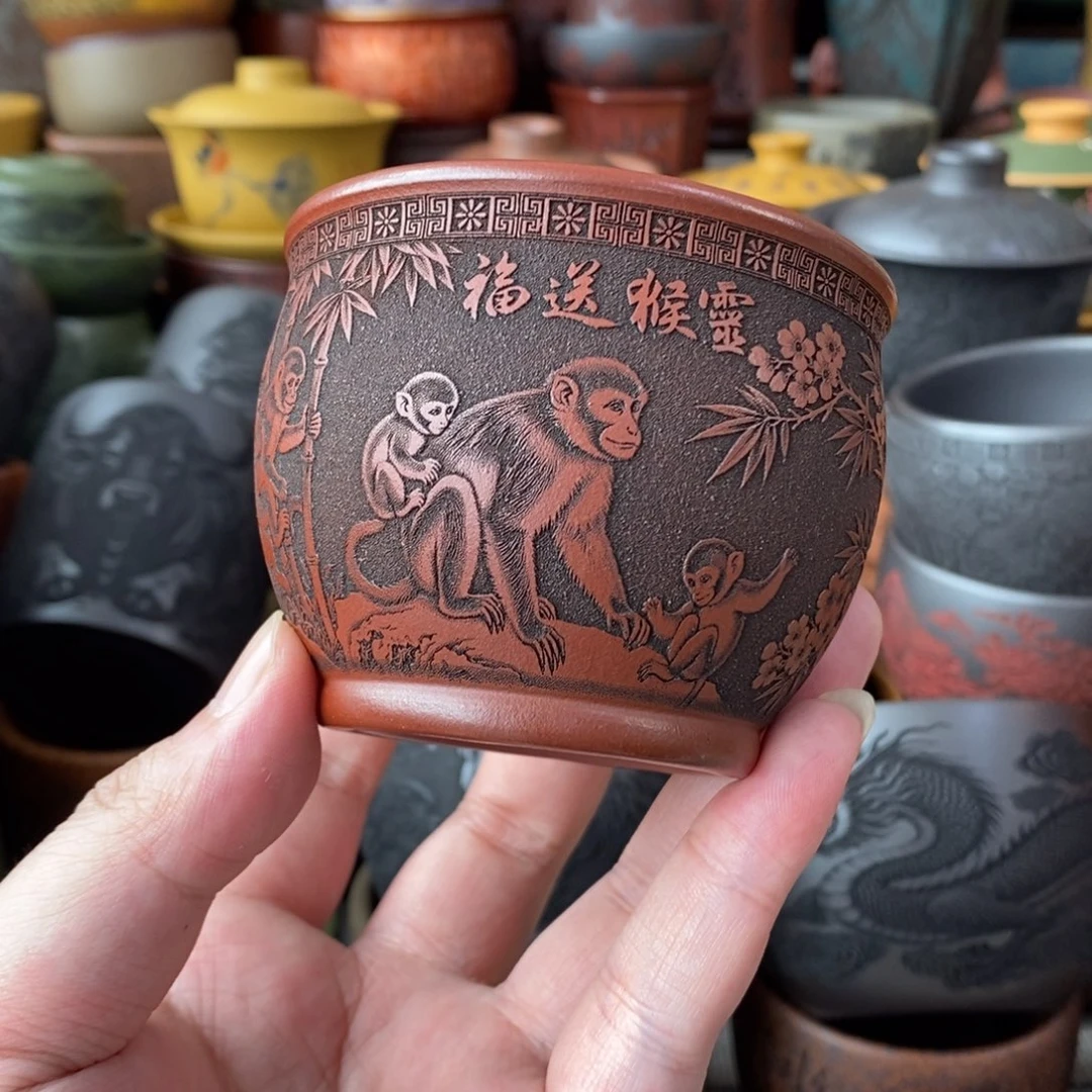 宜兴全手工紫砂杯