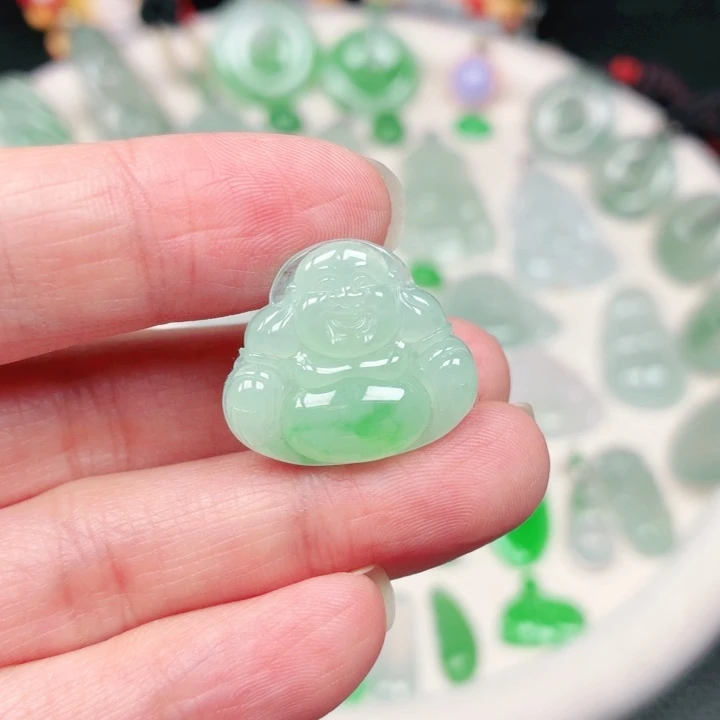 颈饰未镶嵌翡翠缅甸天然A货翡翠