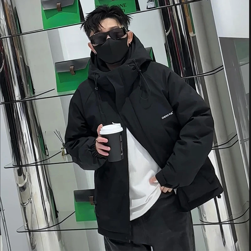 68103 冬季滑雪保暖男士百搭时尚休闲潮流帅气修身棉外套