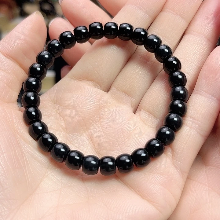 和田玉手链未镶嵌啦8直切高羊脂