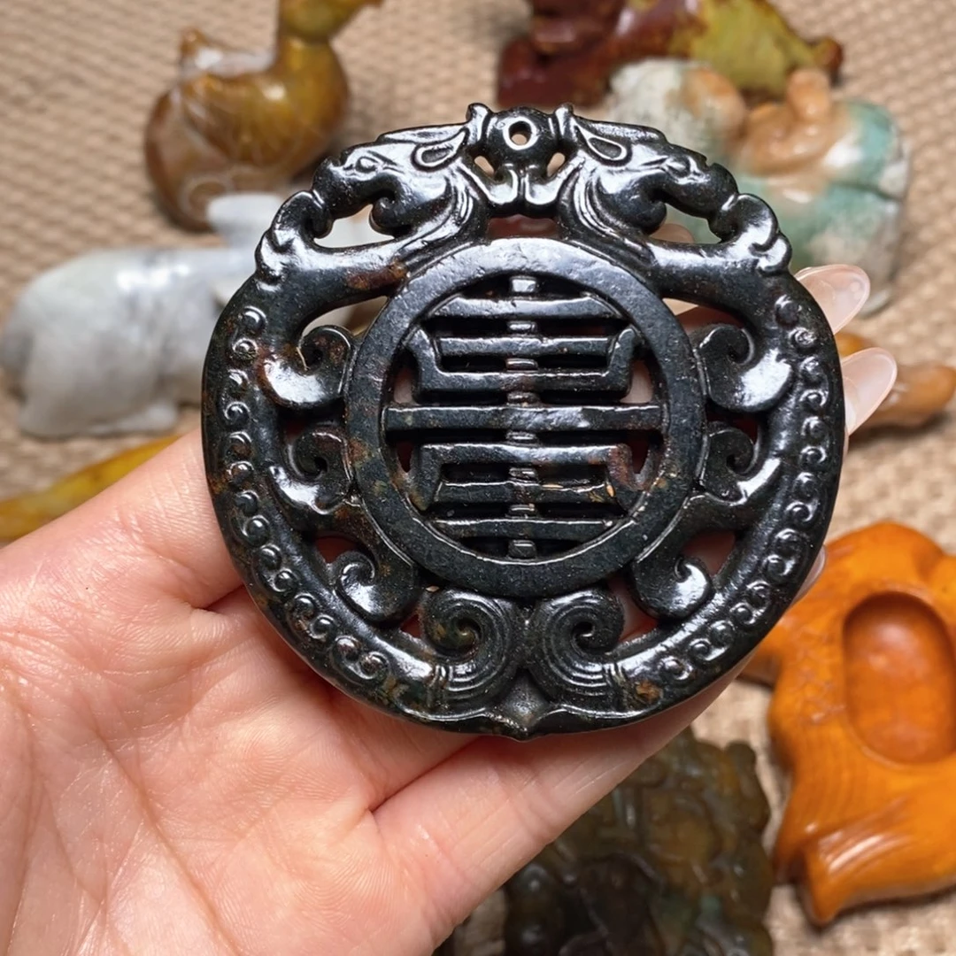 白玉菩提吊坠白玉菩提白玉菩提摆件