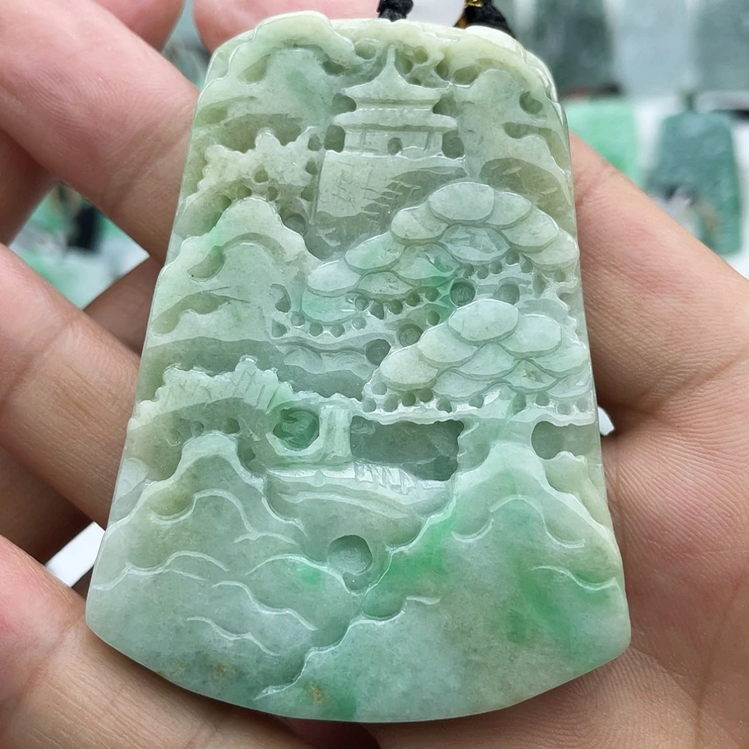 颈饰未镶嵌翡翠翡翠