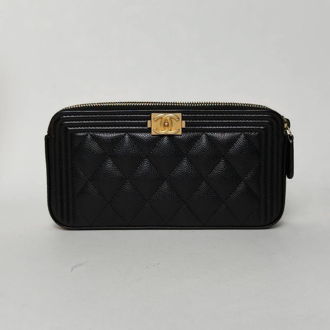 95新 Chanel/香奈儿 【双双活动】Leboy 相机包 双层拉链 25开