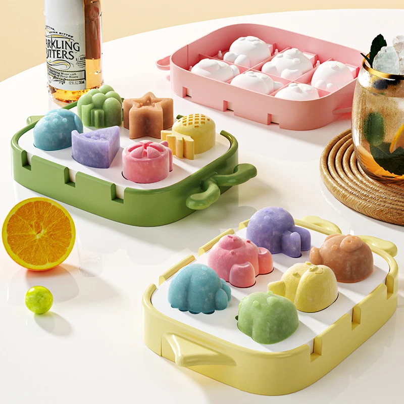 雪糕模具食品级硅胶冰块冰棒冰棍自制冰格奶酪棒夏家用神器冰模具